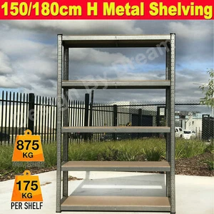 Heavy Duty Shelf Garage Steel Metal Storage 5 Level Adjustable Home Shelves Rack - Picture 1 of 16