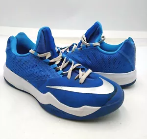 Nike Zoom Mens 7 Run The One Basketball Sneaker Womens 9 Royal Blue 653467-404 - Picture 1 of 9