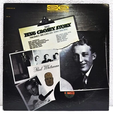 BING CROSBY  "The Bing Crosby Story Vol. 1"  Double LP  Epic  E2E 202 - Image 1 of 4