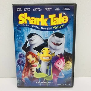 SHARK TALE (WIDESCREEN EDITION) MOVIE - DVD -  Very Good - Jack Black,Angelina J - Picture 1 of 3