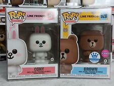 Funko Pop! Brown #928 Brown Flocked Funko 7500 Pcs LE ~ #929 Cony Line Friends 