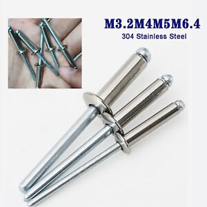 Blindnieten Flachkopf Aluminium/Stahl Nieten 2.4mm,3.2mm,4mm,5mm Popnieten Niete