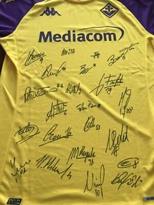 Fiorentina 23/24 Signed Team Jersey - Picture 1 of 6