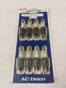 8 AC DELCO SPARK PLUGS R46SZ NEW BUICK AUTO 70'S CAR FREE SHIPPING  - Picture 1 of 8