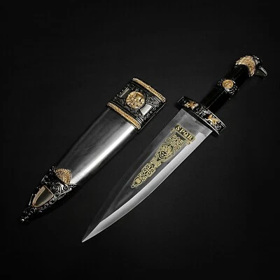PS Stainless Steel Blade Roman Daggers with Aluminum Scabbard (Eagle Aquila) - Image 1 of 4