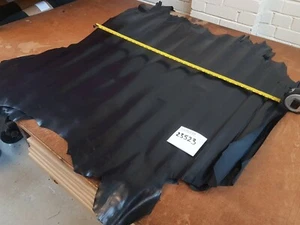 Navy Blue Calf Leather Whole Hide Fine Grain 0.8-1mm Thick Good Quality 23523 - Picture 1 of 9