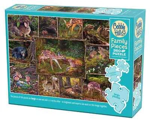 Into the Woods 350 Piece Family Jigsaw Puzzle Cobble Hill New - Picture 1 of 4