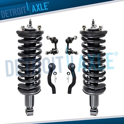 4WD Front Struts & Coil Spring Sway Bars Tie Rods for 2005-2019 Nissan Frontier - Image 1 of 4