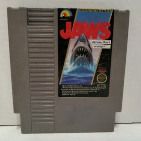Jaws Nintendo NES Game Jaws NES Game AUTHENTIC WORKS GREAT Original Free Shiping