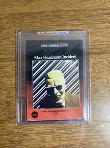 G.A.S. Trading Card Series 2 #13 - MAX HEADROOM CLAMSHELL Base SP NTWRK - Bild 1 von 2