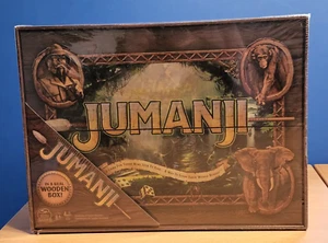 Jumanji the Game Real Wooden Box Edition of the Classic Adventure Board Game NEW - Picture 1 of 4
