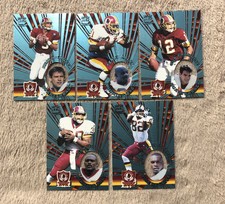 1996 Pacific Invincible Platinum Blue #148 Brian Mitchell #146, #147, #149, #150