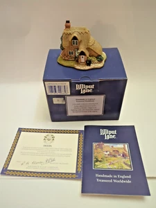 Vintage Lilliput Lane Applejack Cottage 1994 con scatola e atto - Foto 1 di 11