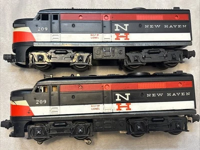 Lionel Postwar 209 New Haven Alco AA Diesel Locomotives from 1958 only. Tested! - Image 1 of 4
