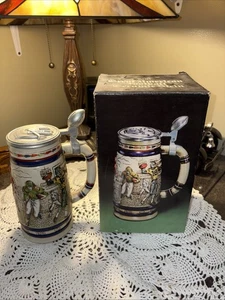 Avon 1983 Great American Football Ceramic Beer Stein—In Original Box - Picture 1 of 14