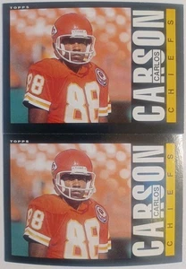 1985 TOPPS #273 KANSAS CITY CHIEFS CARLOS CARSON [2] NM/MT 06176 - Picture 1 of 5