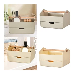 Schreibtisch Organizer Wiederverwendbar Handwerk Tragbar Korb für Zuhause Arbeitsplatte Make-up - Bild 1 von 15