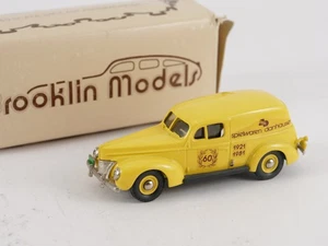 Brooklin Models 1/43 Ford Sedan Delivery Spielwaren 1940 N°9 Giallo - Foto 1 di 15