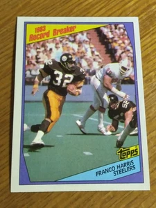 1984 Topps Football # 3 Record Breaker Steelers RB Franco Harris Ex-NrMt - Picture 1 of 2
