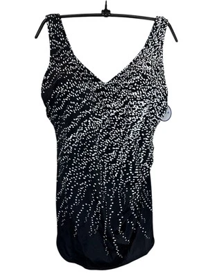 Trajes de baño para todos Traje de baño de una pieza Talla 16 Negro Blanco Lunares NUEVO CON ETIQUETAS Foto 1 de 4