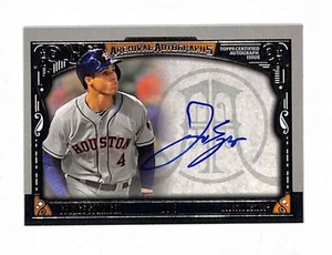 2016 Topps Museum Collection George Springer 1/5 Gold Auto Autograph Card Astros - Picture 1 of 2