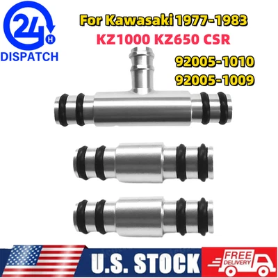 Carburetor Fuel Tee / Rail Combo Kit For 1977-1983 Kawasaki KZ1000 KZ650 CSR  - Image 1 of 4