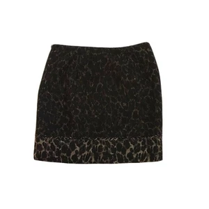 Elie Tahari Damen Wollfutter Tiermotiv formeller Rock Gr. 8 vorne flach  - Bild 1 von 12