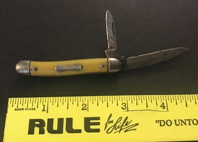 Faca de bolso vintage colonial 3” polegadas 2 lâminas (Prov. EUA) - Imagem 1 de 4