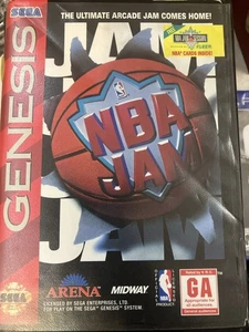 NBA Jam Sega Genesis W/cheat Codes - Picture 1 of 4