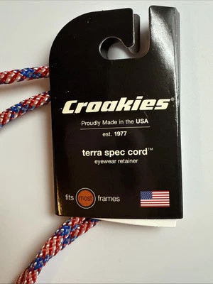 Croakies Stars n Stripes Terra Edición Especial Patriótico Gafas Retenedor EE. UU. Foto 1 de 4