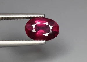2.55 CTS_RARE COLLECTION_100 % NATURAL PURPLISH PINK RHODOLITE GARNET_SRI LANKA - Picture 1 of 3
