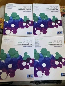 2021 SHRM Learning System Workplace Organization People HR Competencies Books(4) - Foto 1 di 5