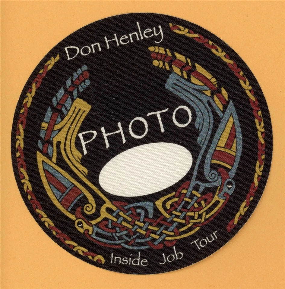 Don Henley 2000 Inside Job Tour FOTO Backstage Pass - Eagles Foto 1 de 1