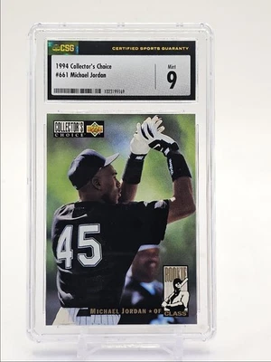 МАЙКЛ ДЖОРДАН 1994 ВЕРХНЯЯ ПАЛУБА КОЛЛЕКЦИОННЫЙ ВЫБОР ДЕБЮТАНТ RC CSG 9 Q5690 - Изображение 1 из 2