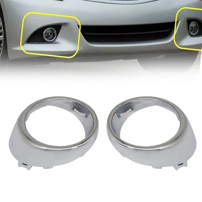 Fog Light Bezel Trims Pair Suitable for Infiniti Q70 M56 G Series 622561MS2A - Image 1 of 4