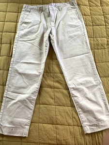 Uniqlo Pants Mens 33 Inches Pink Skinny Chino Cotton - Picture 1 of 8