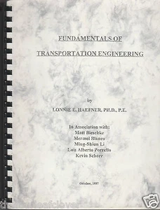 Transportation Engineering Text  Lonnie E Haefner 1997 Rail Highway Mass Transit - Picture 1 of 1