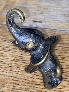Walter Bosse. Vintage Bronze Sculpture Elephant walter bosse Hagenauer Style. - Picture 1 of 10
