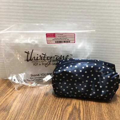 31 Thirty-one Uptown Mini Pouch - Navy Dancing Dot - Image 1 of 4