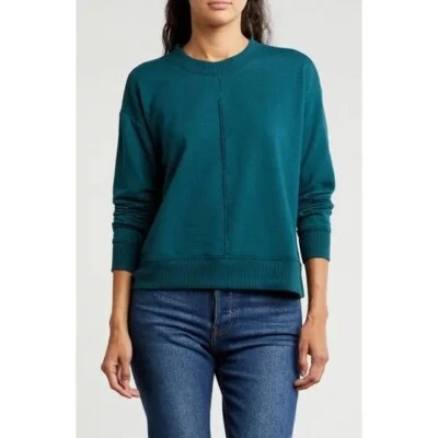 Splendid Pullover Sweater Teal Blue Long Sleeve Casual Top Medium - Image 1 of 4