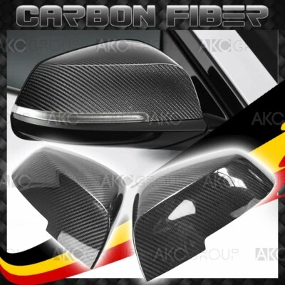 Cubiertas de espejos laterales de fibra de carbono de alta calidad para BMW Serie 2 Serie 3 Serie 4 Foto 1 de 4