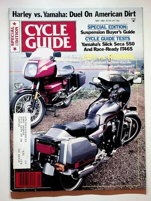 1981 May Cycle Guide Motorcycle Magazine Harley-Davidson Vs Yamaha CBX Vs R100RS - Image 1 of 2