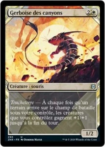 MTG Magic ZNR - Canyon Jerboa/Gerboise des canyons, Showcase, French/VF - Picture 1 of 1