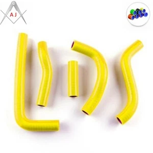 For Suzuki RMZ250 RMZ 250 2010 2011 2012 Silicone Radiator Coolant Hose Yellow - Picture 1 of 3
