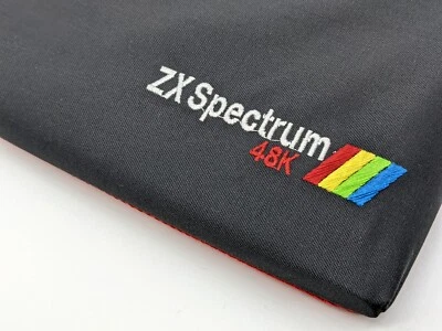 ZX SPECTRUM 48K   - dust cover- graphite grey- embroidered - Изображение 1 из 3