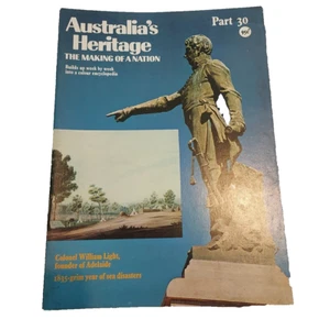 Vintage 1970 Australia's Heritage 'The Making of a Nation' Magazine Issue #30 - Picture 1 of 3