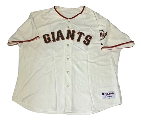 VINTAGE USA MADE BARRY BOND GIANTS MLB AUTHENTIC BASEBALL GAME JERSEY SIZE 60 Cover