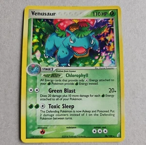 Pokémon TCG Venusaur EX Crystal Guardians 28/100 Holo Exclusive Cosmos Holo Rare - Bild 1 von 2
