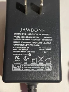 Fuente de alimentación genuina OEM Jawbone HDP40-145248W-1 400-00014REV B - OEM - Imagen 1 de 5