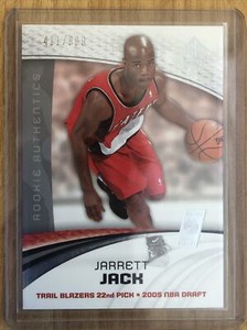 2005-06 SP Game Used Edition Rookie Authentics /999 Jarrett Jack #126 Rookie RC
